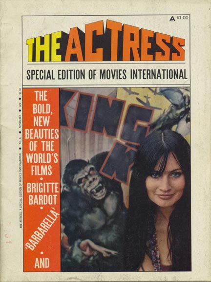MOVIES INTERNATIONAL magazine side cover Issue 6 November 1968