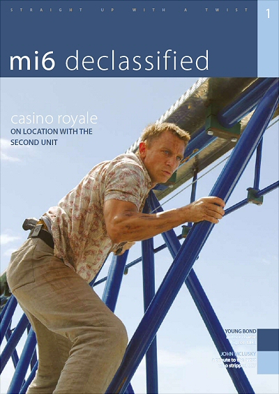 MI6 CONFIDENTIAL magazine side cover Issue 1 October 2007