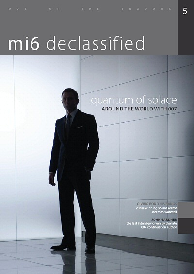 MI6 CONFIDENTIAL magazine side cover Issue 5 April 2009