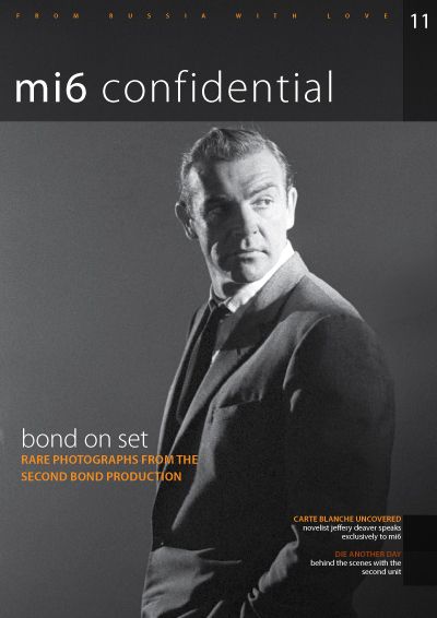 MI6 CONFIDENTIAL magazine side cover Issue 11 September/October/November 2011