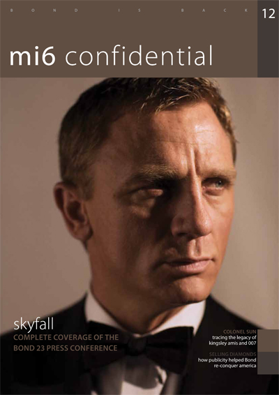 MI6 CONFIDENTIAL magazine side cover Issue 12 December 2011