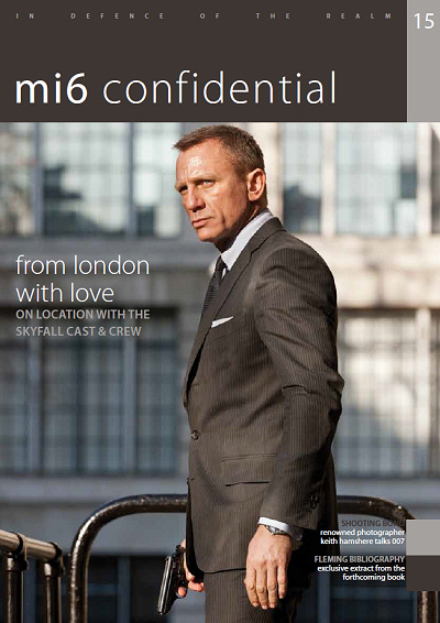 MI6 CONFIDENTIAL magazine side cover Issue 15 June/July 2012