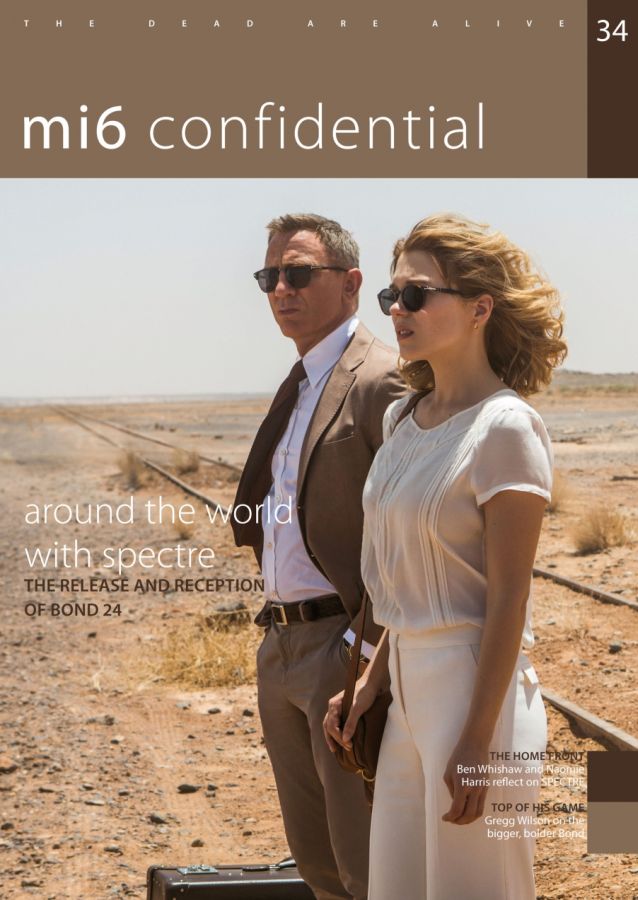 MI6 CONFIDENTIAL magazine side cover Issue 34 March 2016