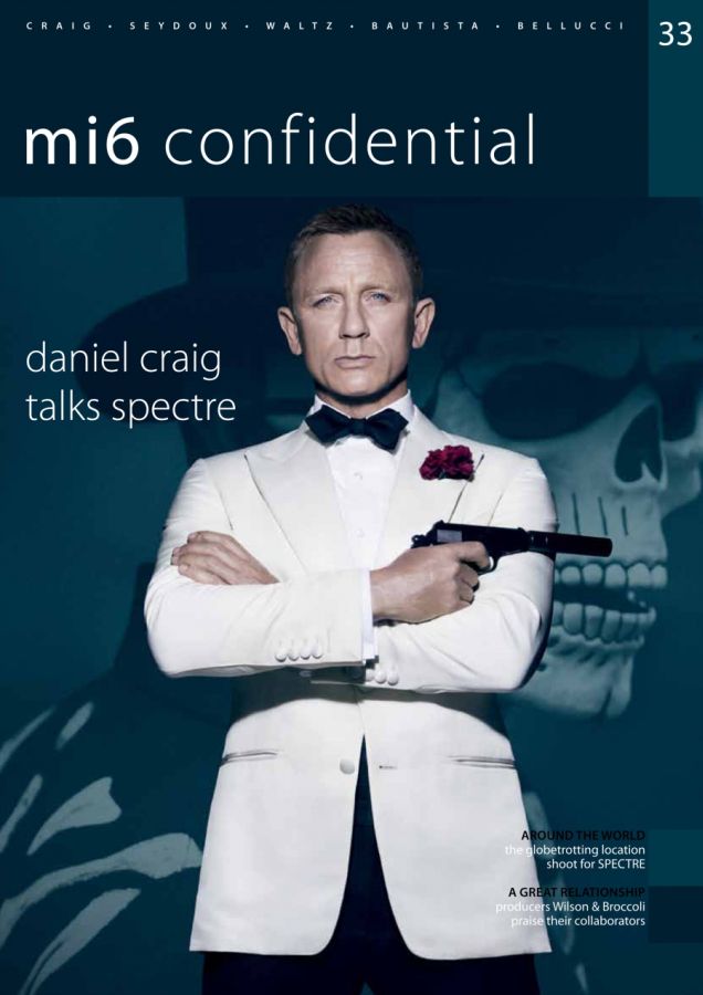 MI6 CONFIDENTIAL magazine side cover Issue 33 November 2015