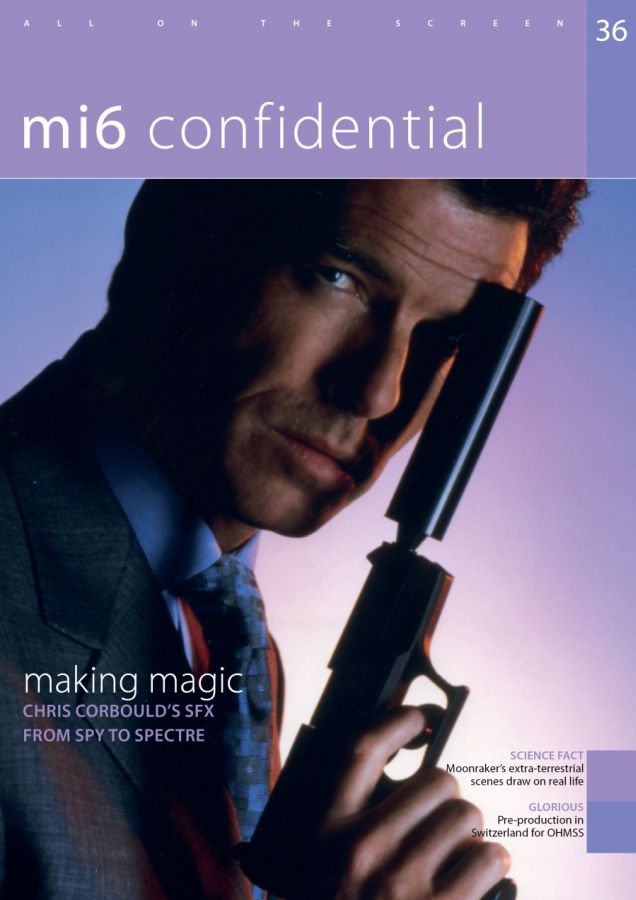 MI6 CONFIDENTIAL magazine side cover Issue 36 August 2016