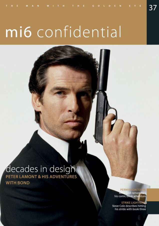 MI6 CONFIDENTIAL magazine side cover Issue 37 October 2016