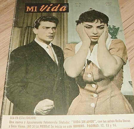 MI VIDA magazine side cover 10 September 1959