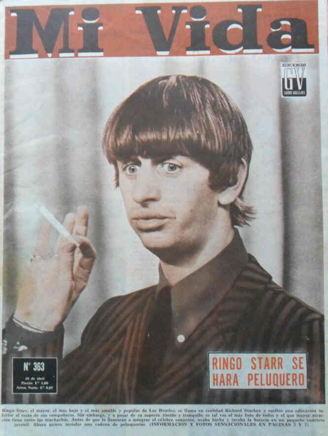 MI VIDA magazine side cover Issue 363 16 April 1965