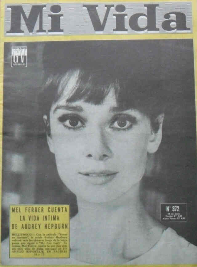 MI VIDA magazine side cover Issue 372 18 June 1965