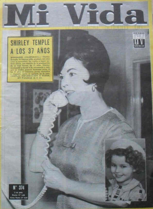 MI VIDA magazine side cover Issue 374 2 July 1965