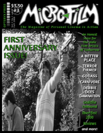 MICROFILM magazine side cover Issue 3 November 2000
