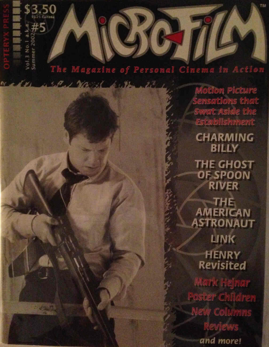 MICROFILM magazine side cover Issue 5 June 2002