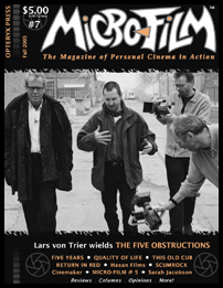 MICROFILM magazine side cover Issue 7 October 2005