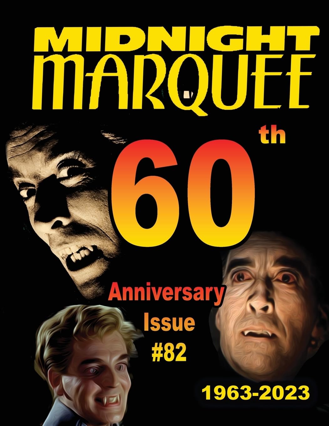 MIDNIGHT MARQUEE magazine side cover Issue 82  October 2023