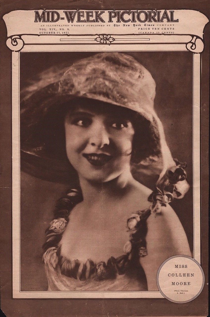 MID-WEEK PICTORIAL magazine side cover  Vol 14 No  9 27 October 1921