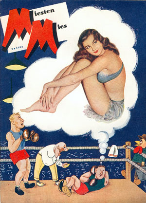 MIESTEN MIES magazine side cover Issue 3  1952