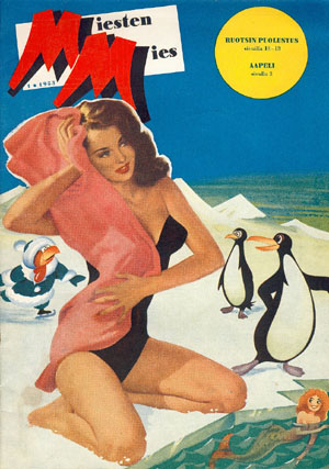 MIESTEN MIES magazine side cover Issue 1  1953