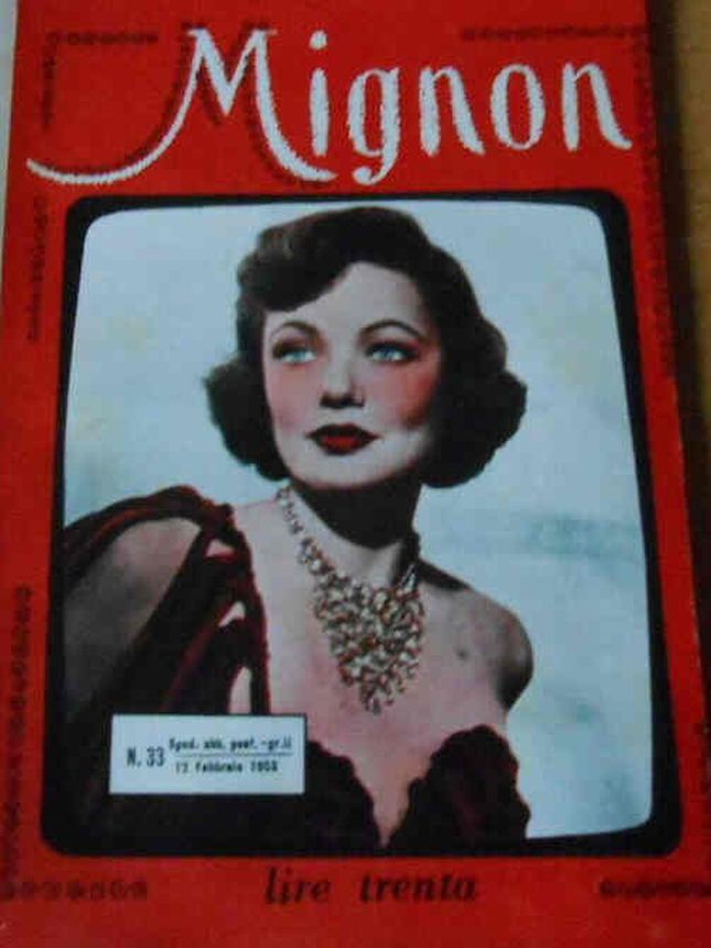 MIGNON magazine side cover Issue 33 12 February 1953