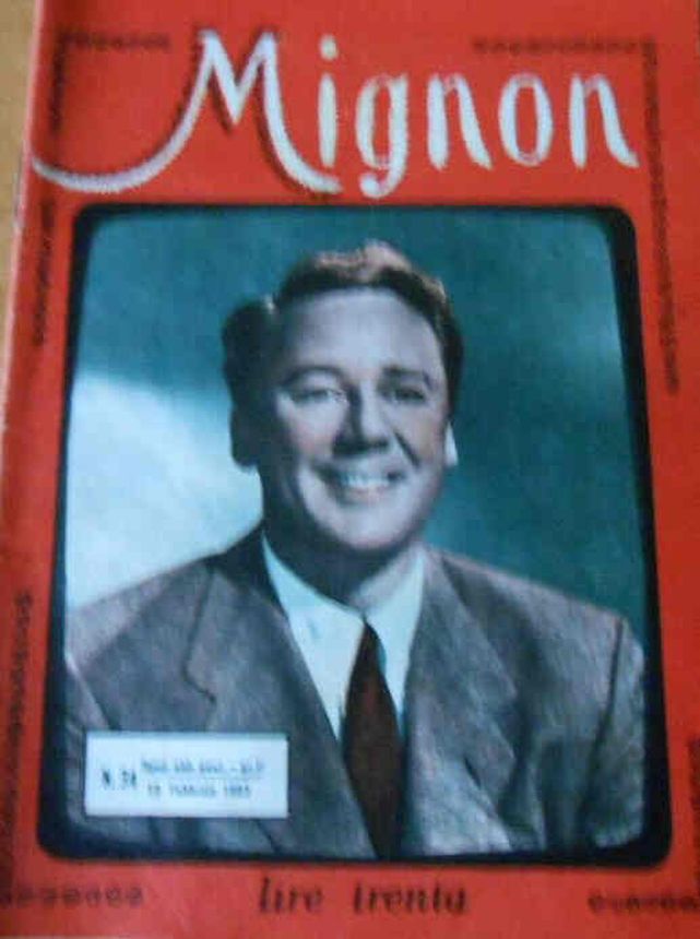 MIGNON magazine side cover Issue 34 19 February 1953
