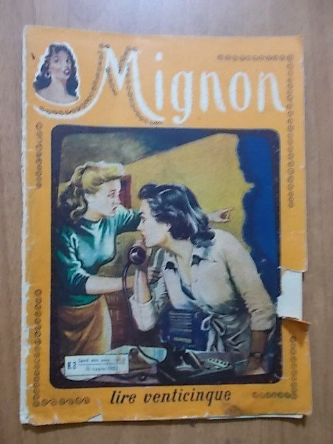 MIGNON magazine side cover Issue 2 10 July 1952