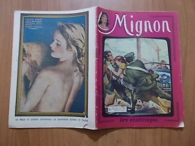 MIGNON magazine side cover Issue 3 17 July 1952