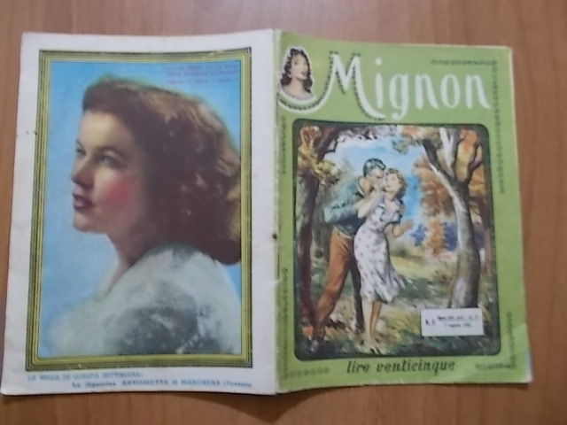 MIGNON magazine side cover Issue 6 7 August 1952