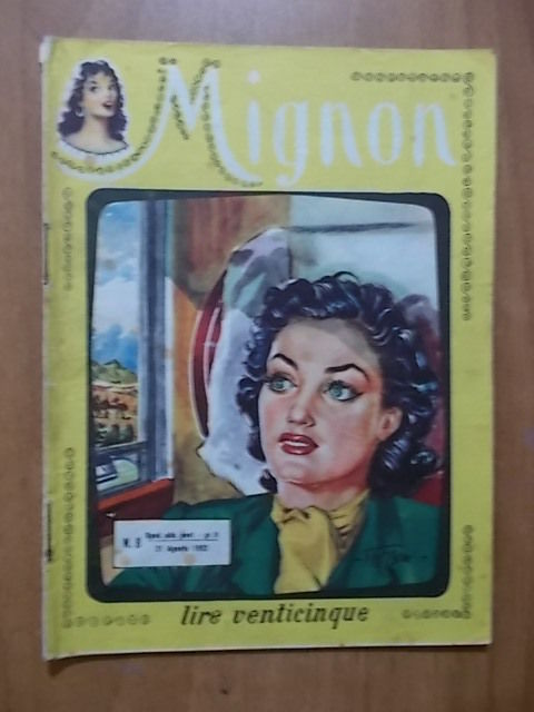 MIGNON magazine side cover Issue 8 21 August 1952