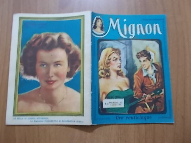 MIGNON magazine side cover Issue 10 4 September 1952