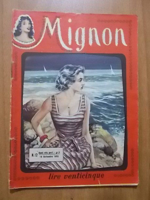 MIGNON magazine side cover Issue 12 18 September 1952