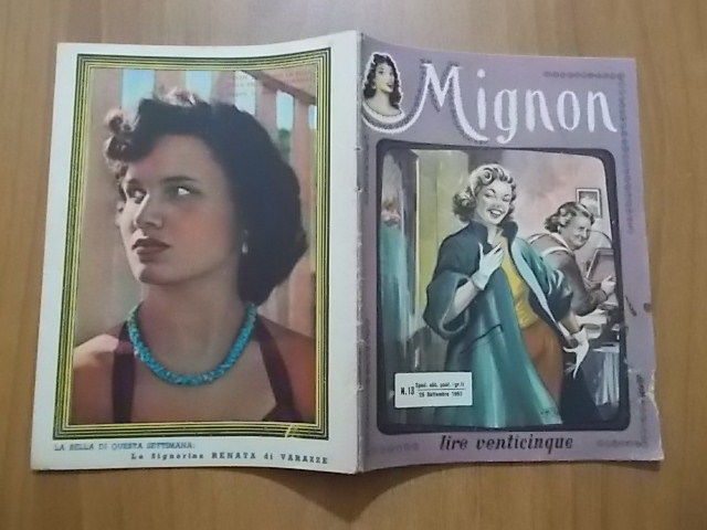MIGNON magazine side cover Issue 13 25 September 1952