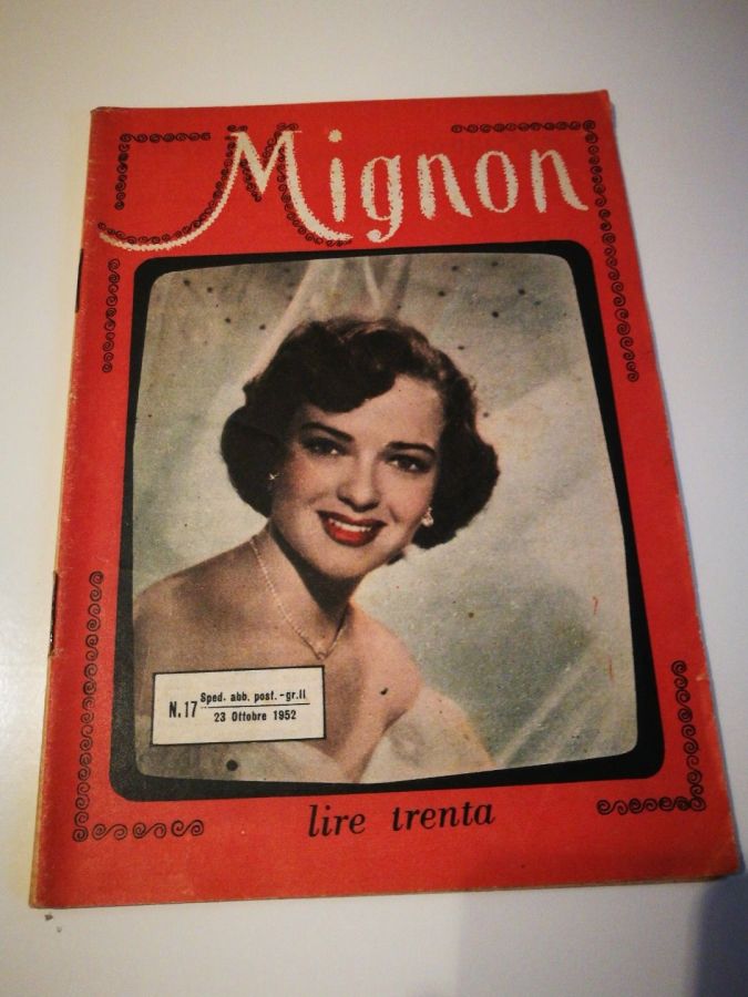 MIGNON magazine side cover Issue 17 23 October 1952
