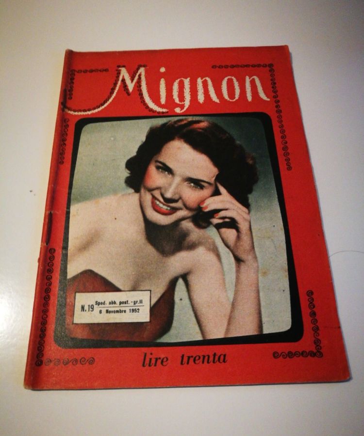 MIGNON magazine side cover Issue 19 6 November 1952