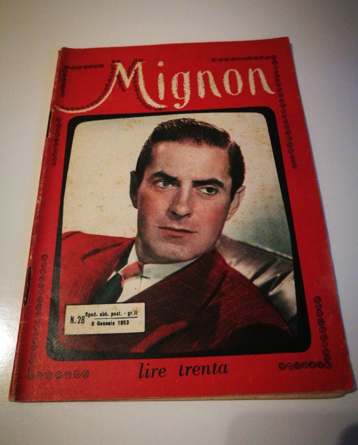 MIGNON magazine side cover Issue 28 8 January 1953