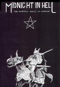 MIDNIGHT IN HELL magazine side cover Issue 3 September 1990