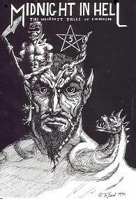 MIDNIGHT IN HELL magazine side cover Issue 5 March 1991