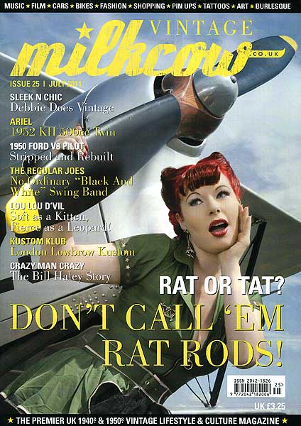 MILKCOW magazine side cover Issue 25 July 2011