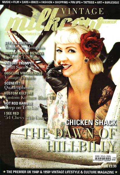 MILKCOW magazine side cover Issue 29 November 2011