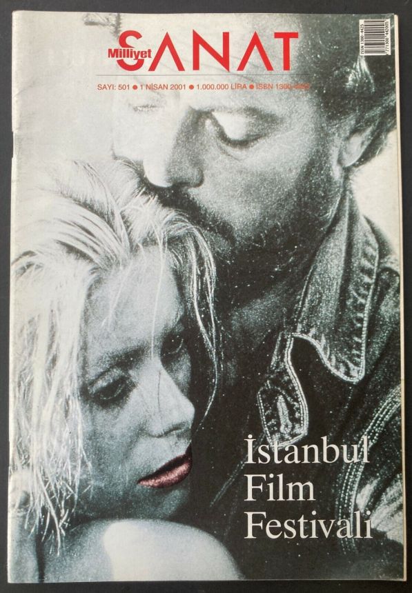 MILLIYET SANAT DERGISI magazine side cover Issue 501  April 2001