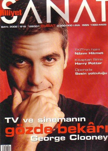 MILLIYET SANAT DERGISI magazine side cover Issue 515  February 2002