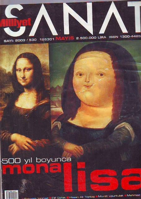 MILLIYET SANAT DERGISI magazine side cover Issue 530  May 2003