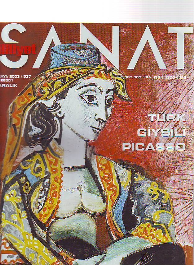 MILLIYET SANAT DERGISI magazine side cover Issue 537  December 2003