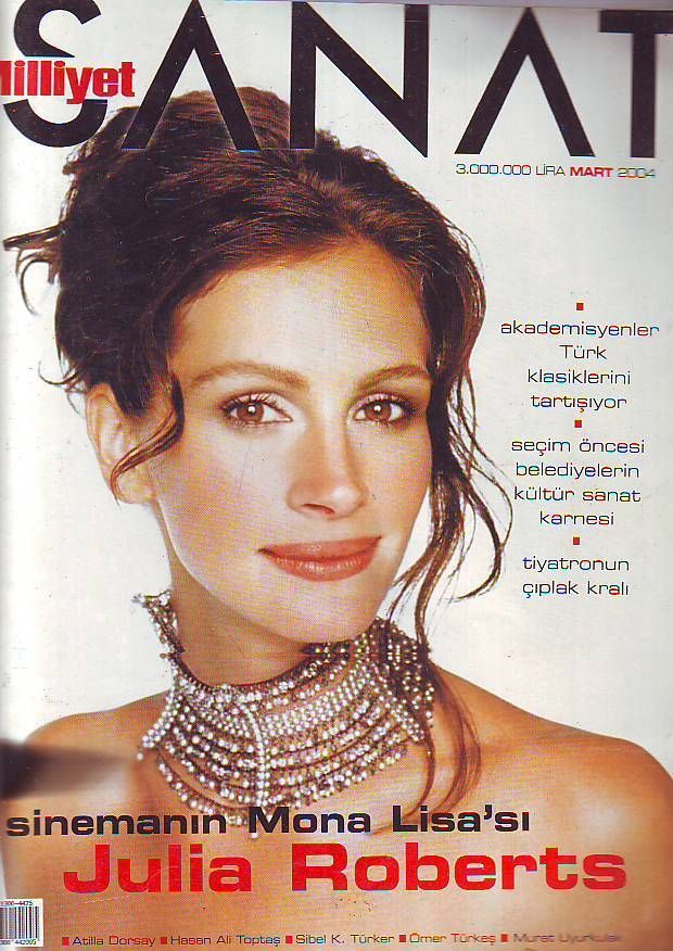 MILLIYET SANAT DERGISI magazine side cover Issue 540  March 2004