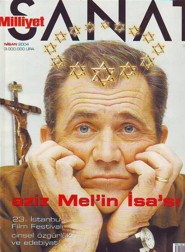 MILLIYET SANAT DERGISI magazine side cover Issue 541  April 2004