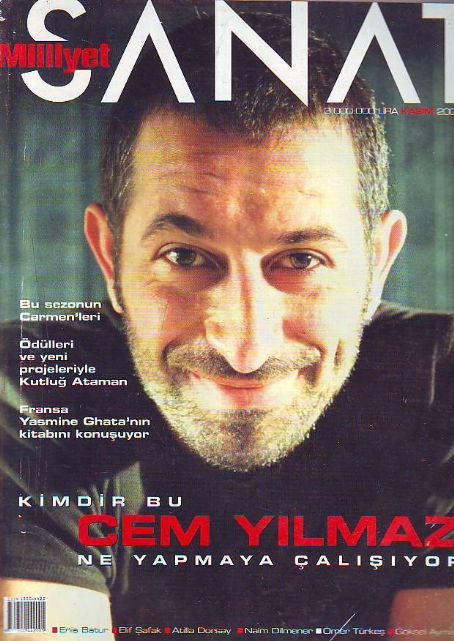 MILLIYET SANAT DERGISI magazine side cover Issue 549  November 2004