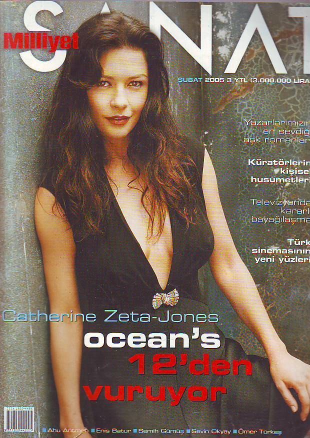MILLIYET SANAT DERGISI magazine side cover Issue 552  February 2005