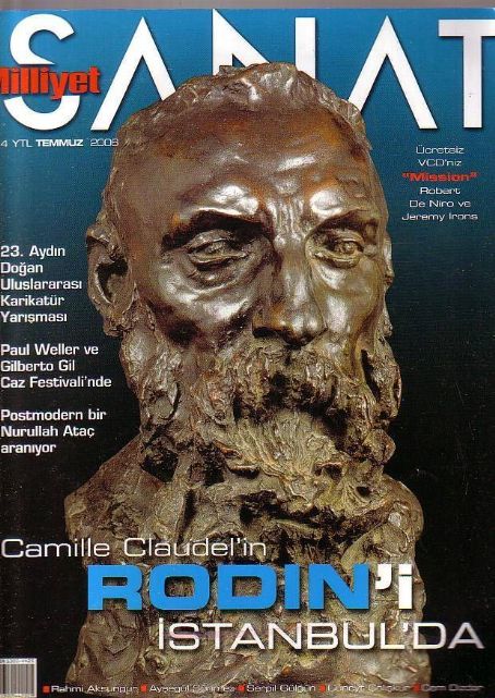 MILLIYET SANAT DERGISI magazine side cover Issue 569  July 2006