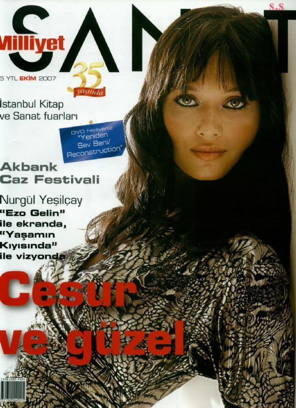 MILLIYET SANAT DERGISI magazine side cover Issue 583  October 2007