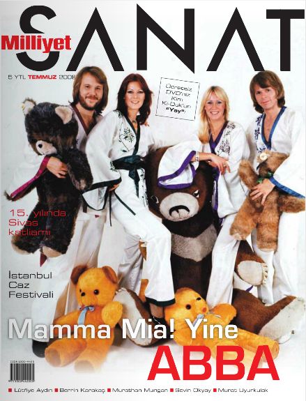 MILLIYET SANAT DERGISI magazine side cover Issue 592  July 2008