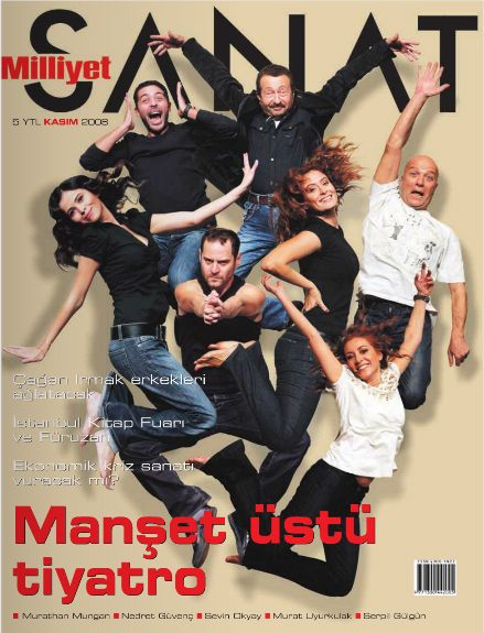 MILLIYET SANAT DERGISI magazine side cover Issue 596  November 2008