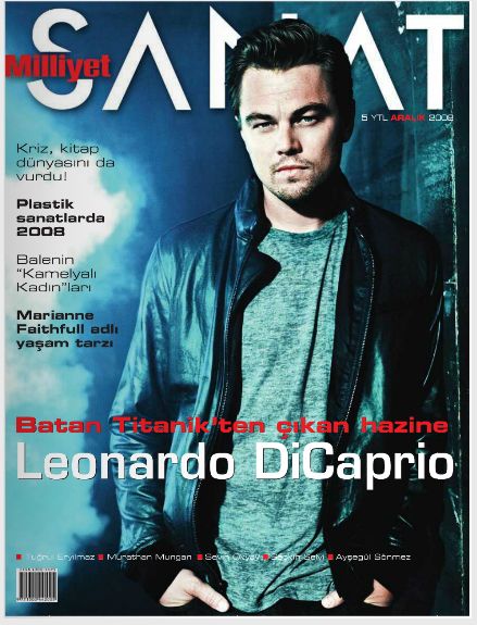 MILLIYET SANAT DERGISI magazine side cover Issue 597  December 2008